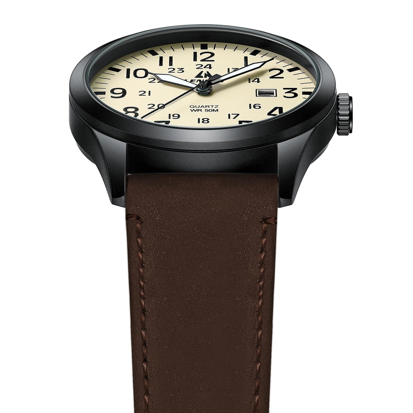 엘엔 렌친 밀리터리 스포츠 42mm 나일론 스트랩 시계 | LN LENQIN Tactical Quartz Watch