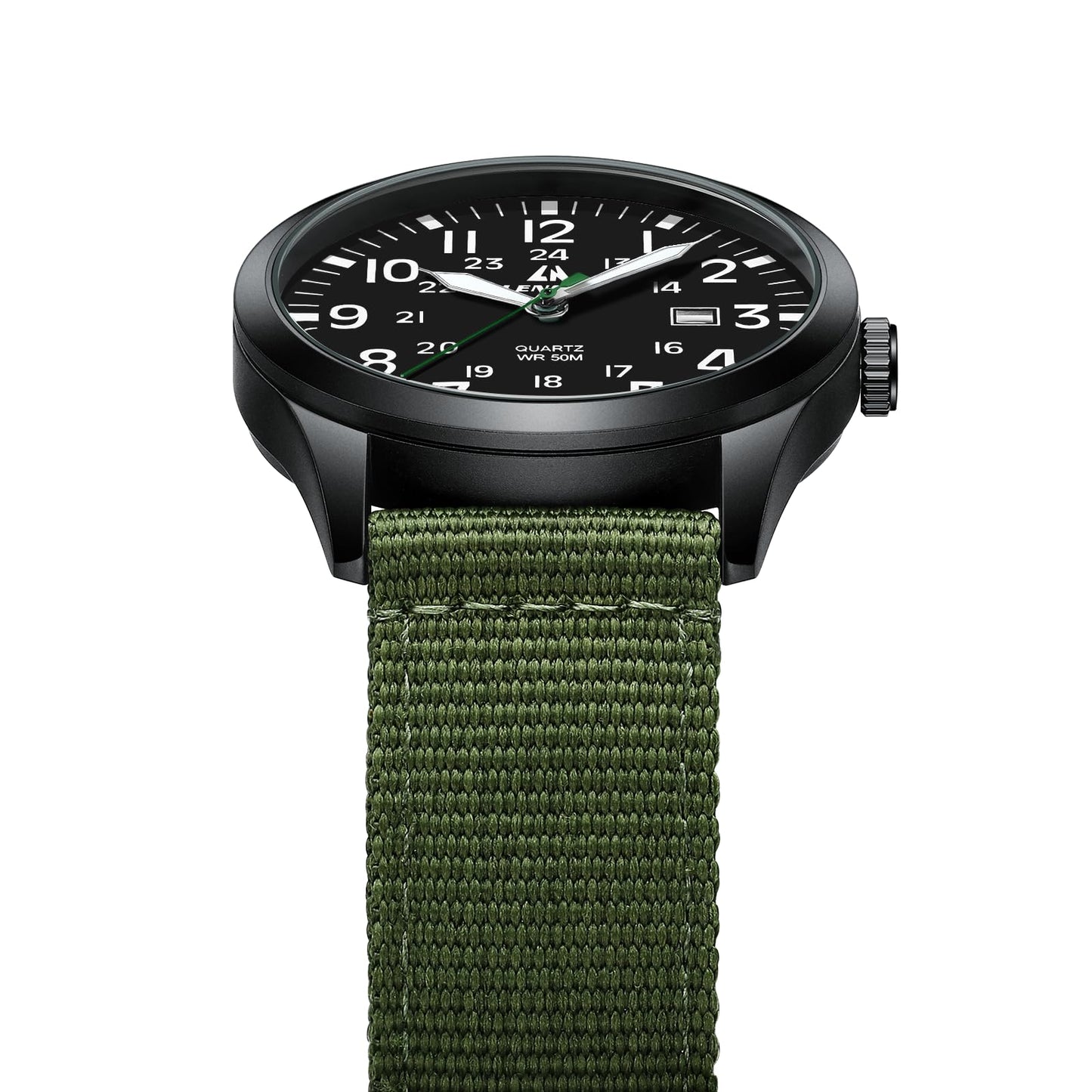 엘엔 렌친 밀리터리 스포츠 42mm 나일론 스트랩 시계 | LN LENQIN Tactical Quartz Watch