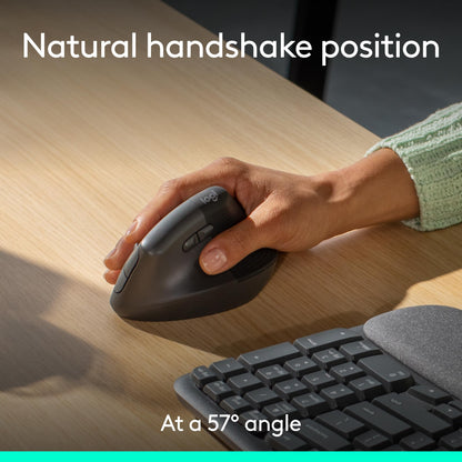 로지텍 리프트 버티컬 인체공학 무선 마우스 그래파이트 | Logitech Lift Vertical Ergonomic Mouse Graphite