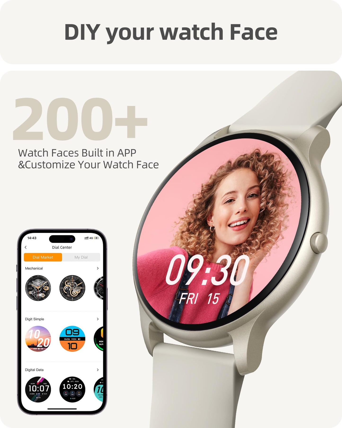 파슨버 SPROD1 라운드 블루투스 통화 스마트워치 1.32인치 | Parsonver Smart Watch