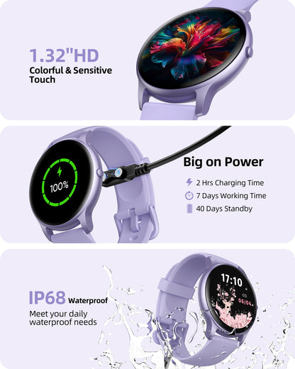 파슨버 SPROD1 라운드 블루투스 통화 스마트워치 1.32인치 | Parsonver Smart Watch