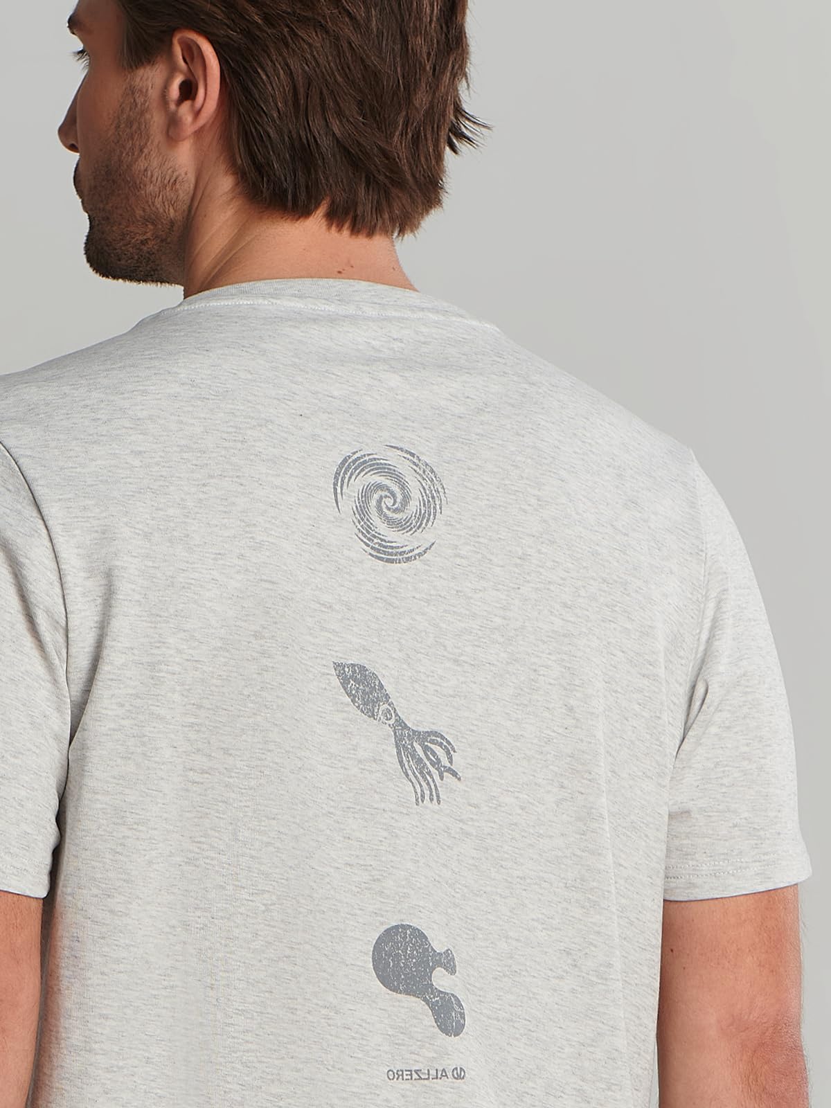 ALLZERO Men's Heavyweight Graphic Short Sleeve T-Shirt Relaxed Fit