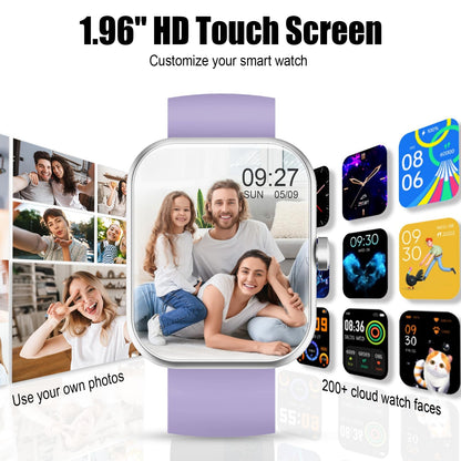 Coucur 2026 1.96인치 스마트워치 블루투스 통화 IP68 방수