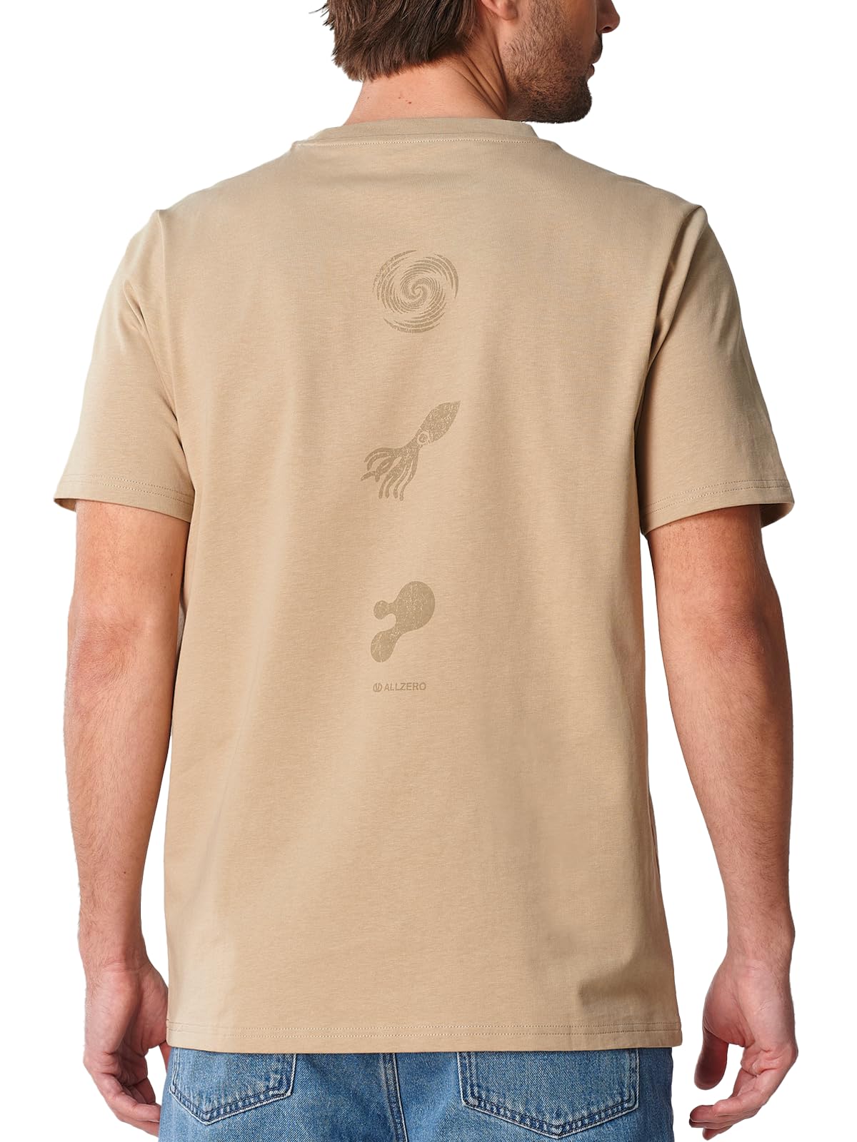 ALLZERO Men's Heavyweight Graphic Short Sleeve T-Shirt Relaxed Fit