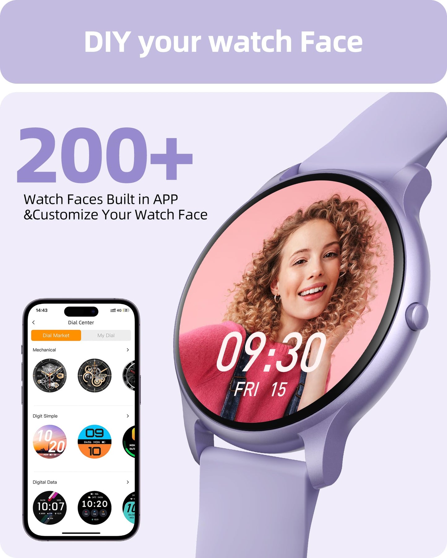 파슨버 SPROD1 라운드 블루투스 통화 스마트워치 1.32인치 | Parsonver Smart Watch