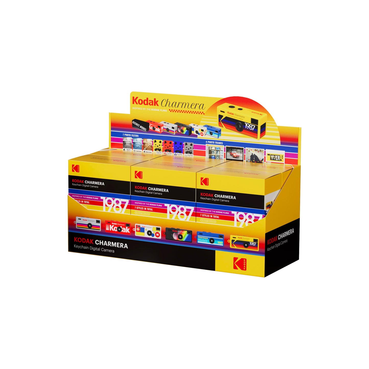 Kodak CHARMERA Keychain Digital Camera Blind Box (1 Single) 