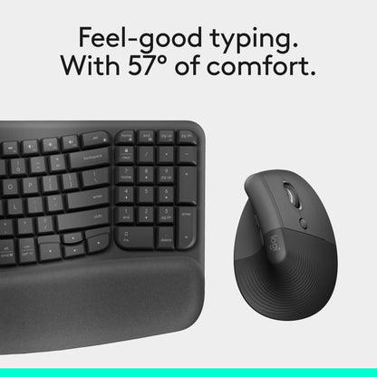 로지텍 리프트 버티컬 인체공학 무선 마우스 그래파이트 | Logitech Lift Vertical Ergonomic Mouse Graphite