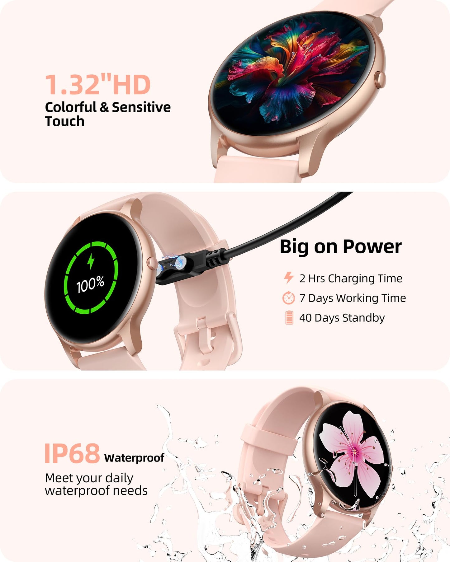 파슨버 SPROD1 라운드 블루투스 통화 스마트워치 1.32인치 | Parsonver Smart Watch