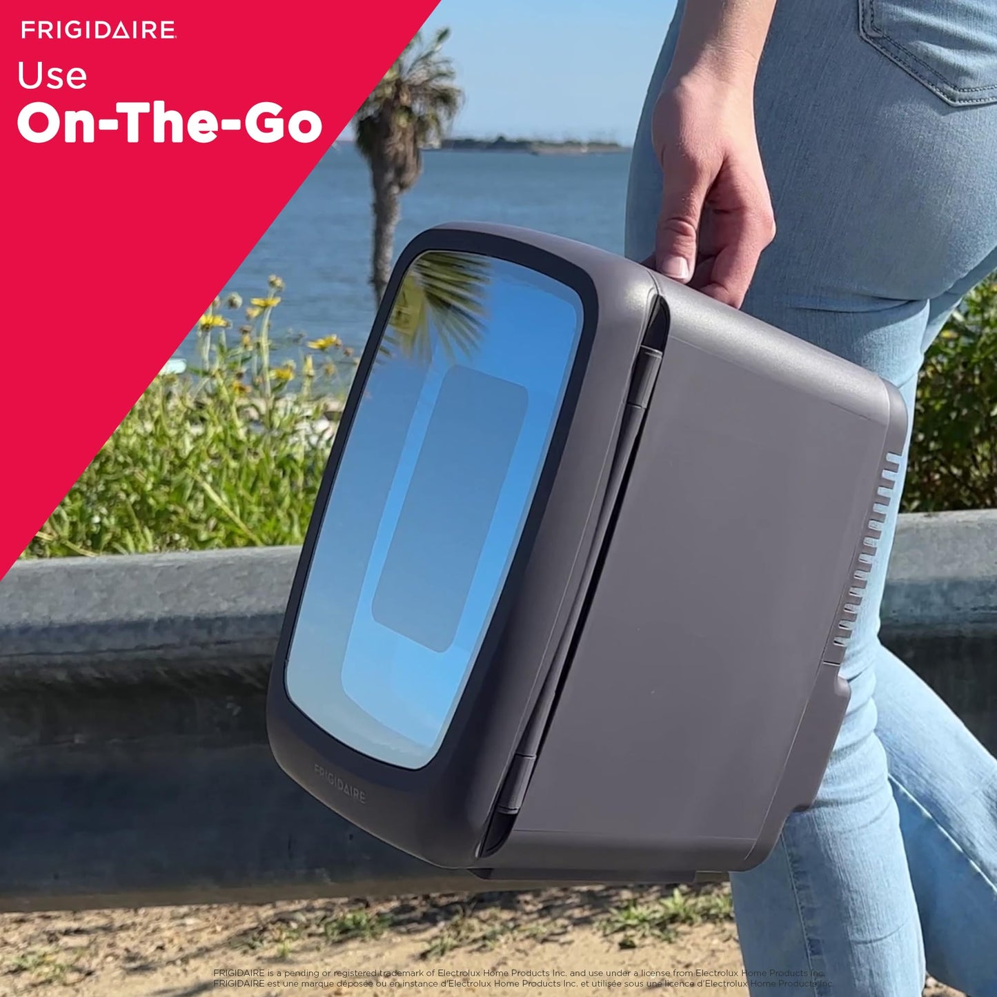 프리지데어 게이밍 LED 미니 음료 냉장고 6캔 4L 스텔스 | Frigidaire Gaming Light Up Mini Beverage Refrigerator