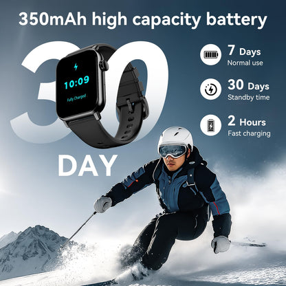 iBesi 1.83인치 블루투스 통화 스마트워치 IP68 120+ 스포츠