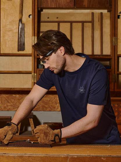 ALLZERO Men's Heavyweight Graphic Short Sleeve T-Shirt Relaxed Fit