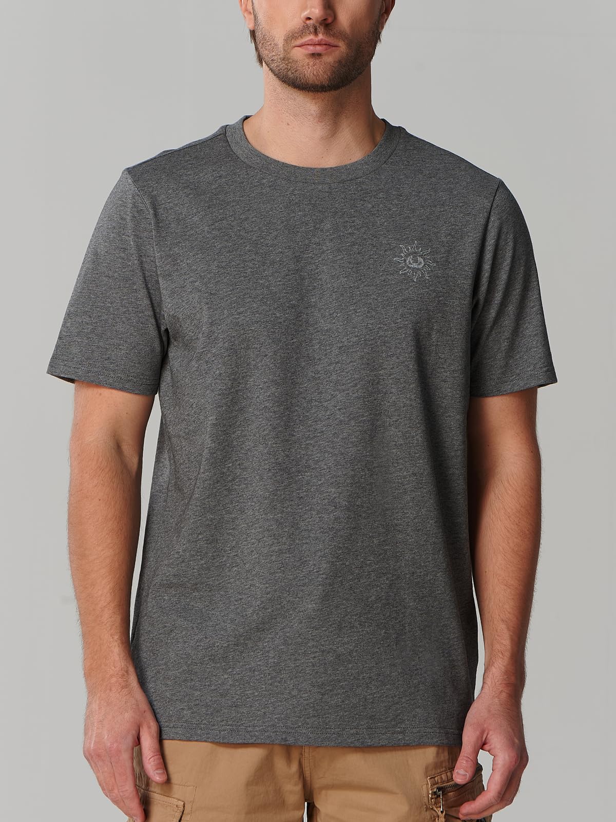 ALLZERO Men's Heavyweight Graphic Short Sleeve T-Shirt Relaxed Fit