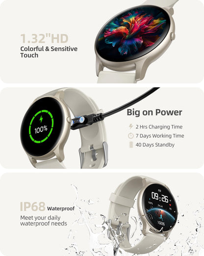 파슨버 SPROD1 라운드 블루투스 통화 스마트워치 1.32인치 | Parsonver Smart Watch