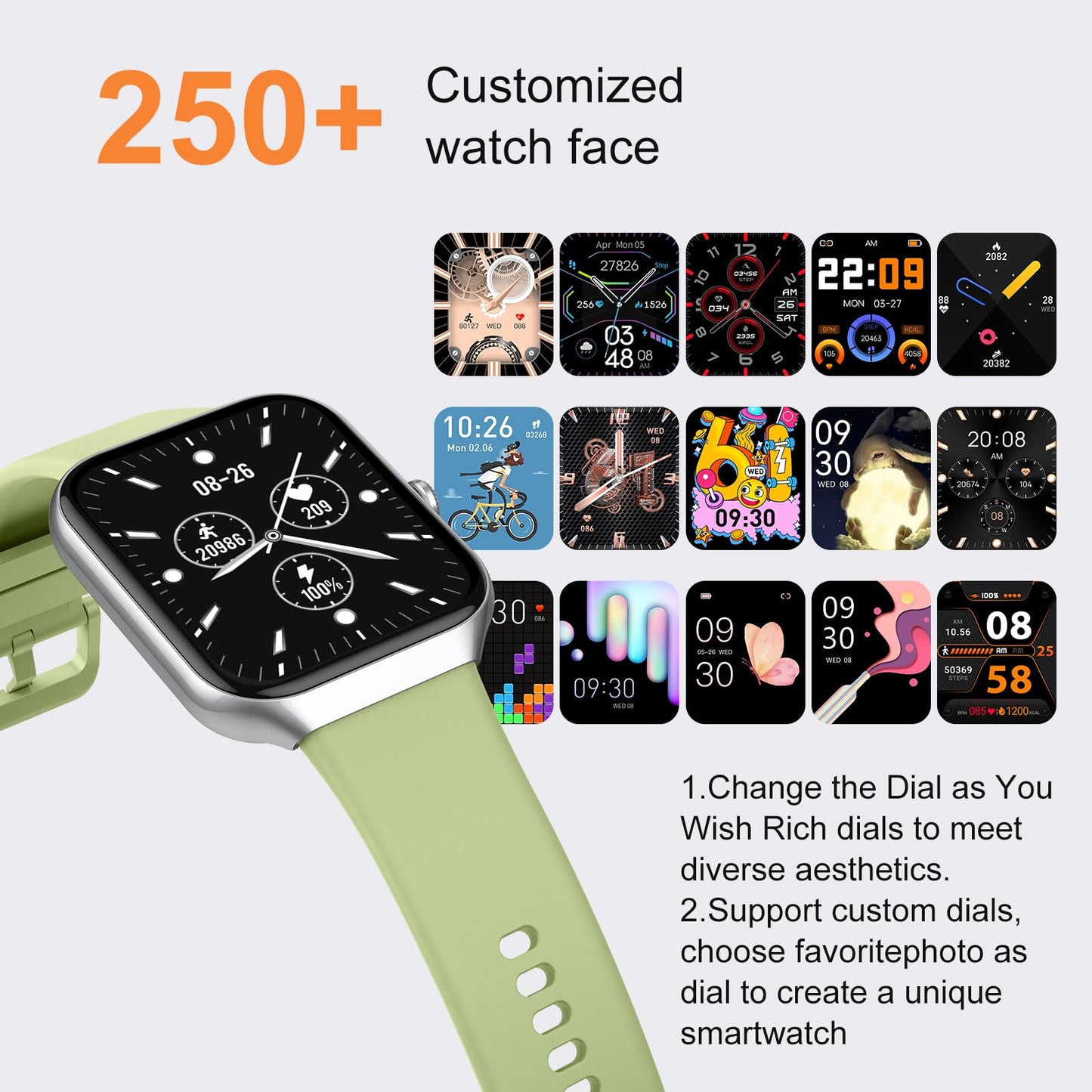 Soudorv T70-2026 1.91-inch Smartwatch Black Bluetooth Call IP68 Smart Watch 2026 NEW 1.91" Smartwatch for Men Women 