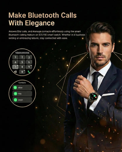 소위에 SM-7 밀리터리 러기드 스마트워치 1.43" AMOLED | SOUYIE Rugged Smart Watch