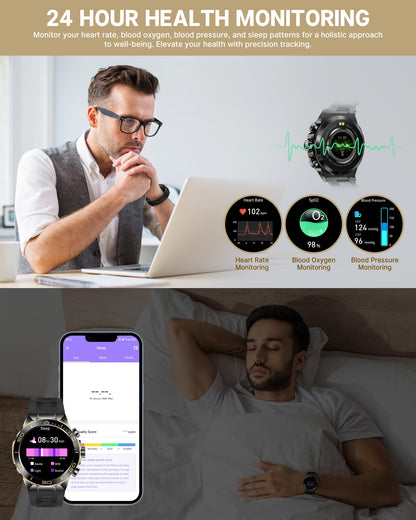 소위에 SM-7 밀리터리 러기드 스마트워치 1.43" AMOLED | SOUYIE Rugged Smart Watch