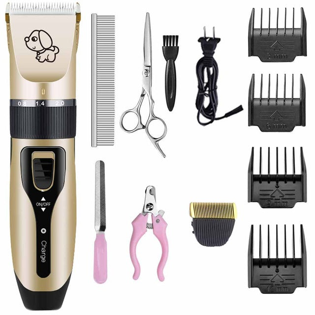 Dog Hair Clipper Pet Grooming Trimmer USB Rechargeable