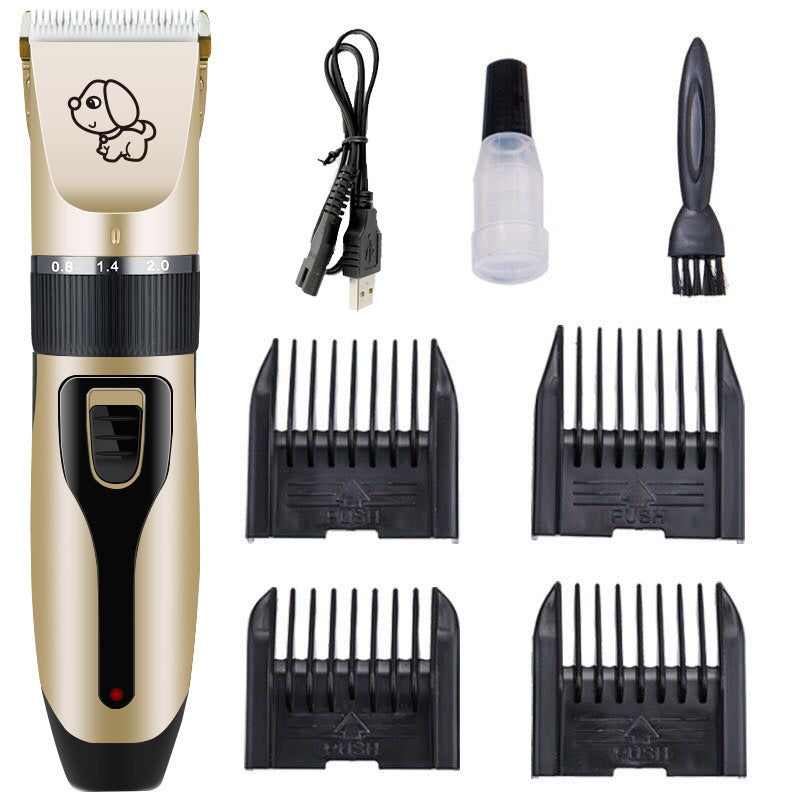 Dog Hair Clipper Pet Grooming Trimmer USB Rechargeable