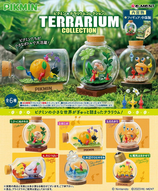 Pikmin Terrarium Collection Set of 6 Re-run Mini Diorama Figures Japan