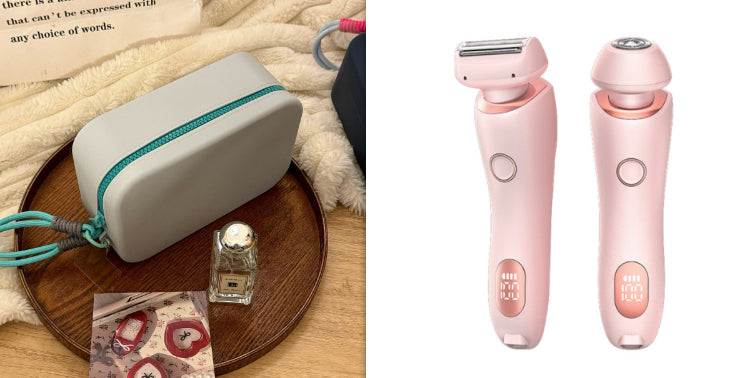 2-in-1 Women Electric Shaver USB Rechargeable Body Hair Remover