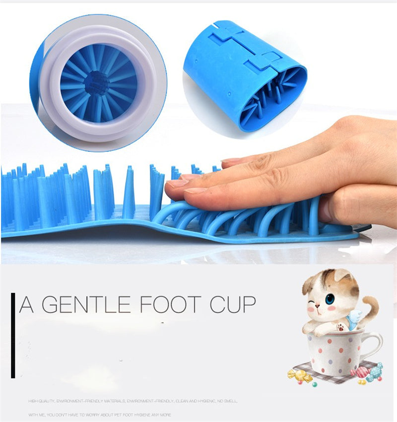 Silicone Dog Paw Cleaner Cup Pet Foot Washing Brush