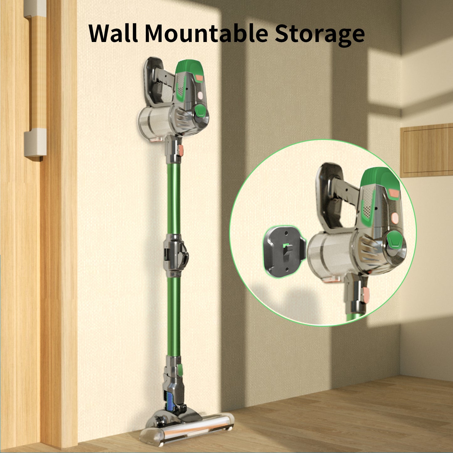 Handheld Wireless Vacuum Cleaner Foldable Tube HEPA Filter Cordless Vacuum