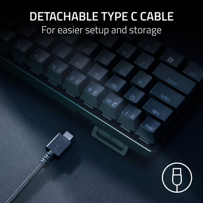 Razer Huntsman Mini 60% Gaming Keyboard with Linear Optical Switches (Black) 