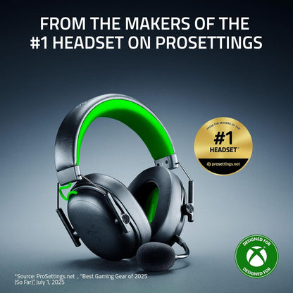 Razer 레이저 블랙샤크 V3 X 하이퍼스피드 Xbox용 무선 게이밍 헤드셋 블랙