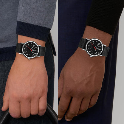 엘엔 렌친 밀리터리 스포츠 42mm 나일론 스트랩 시계 | LN LENQIN Tactical Quartz Watch