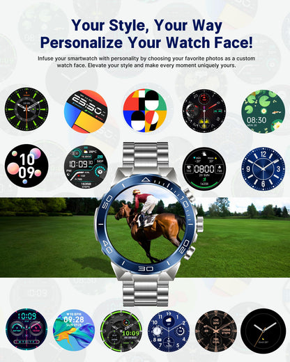 소위에 SM-7 밀리터리 러기드 스마트워치 1.43" AMOLED | SOUYIE Rugged Smart Watch