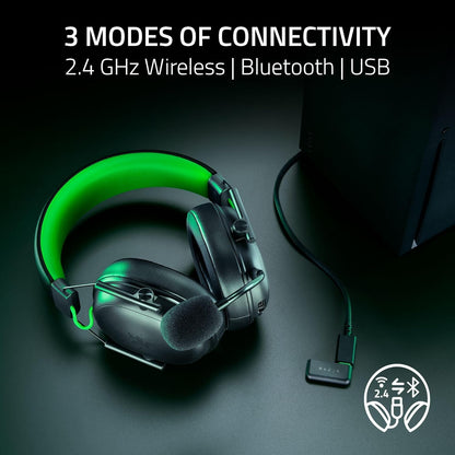 Razer 레이저 블랙샤크 V3 X 하이퍼스피드 Xbox용 무선 게이밍 헤드셋 블랙