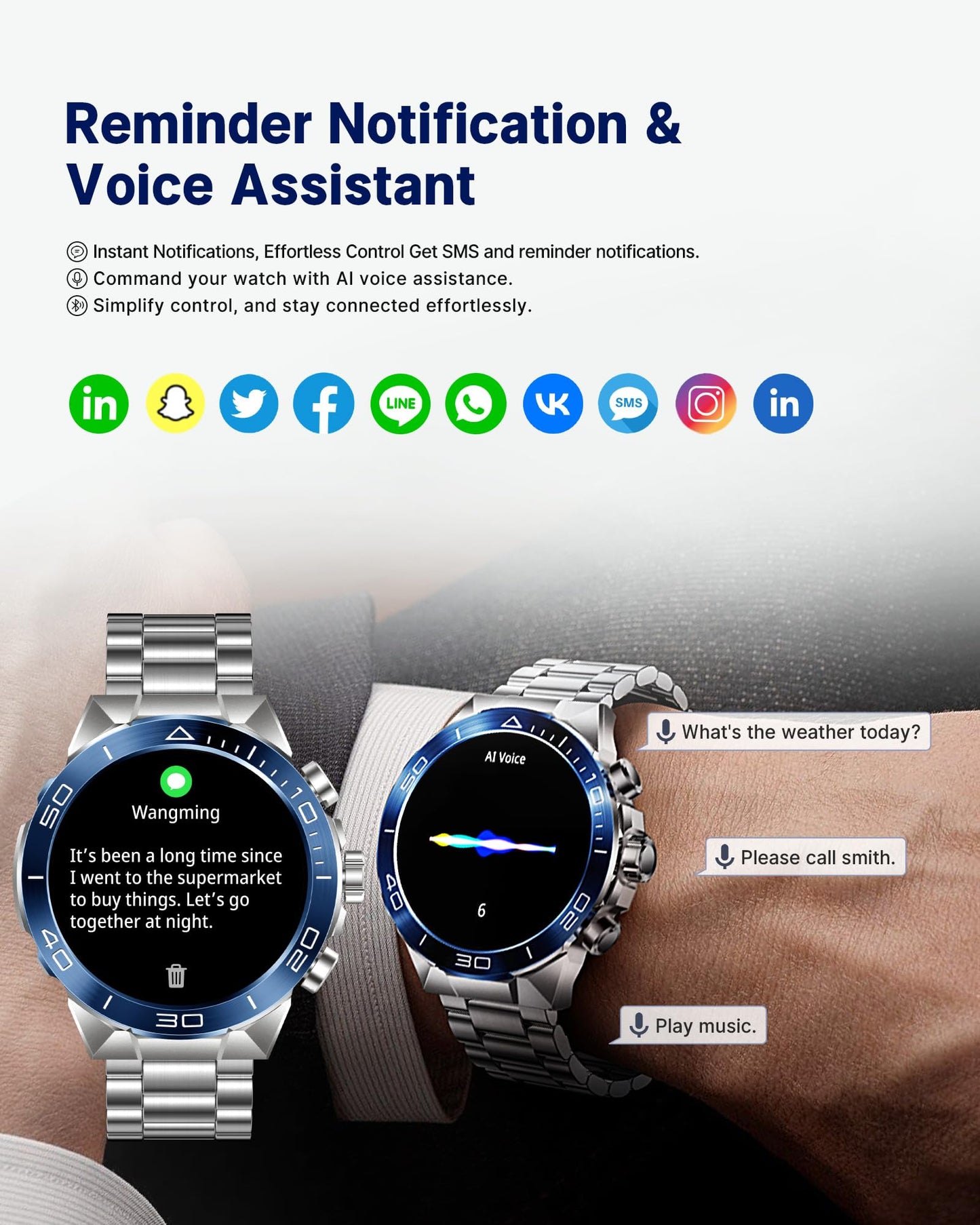 소위에 SM-7 밀리터리 러기드 스마트워치 1.43" AMOLED | SOUYIE Rugged Smart Watch