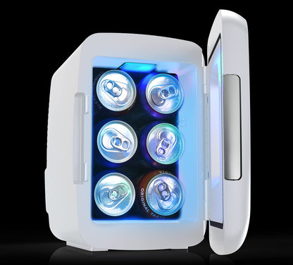 프리지데어 게이밍 LED 미니 음료 냉장고 6캔 4L 스텔스 | Frigidaire Gaming Light Up Mini Beverage Refrigerator