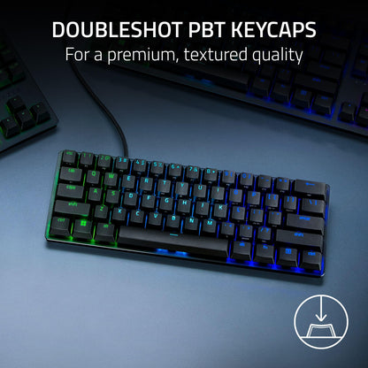 Razer Huntsman Mini 60% Gaming Keyboard with Linear Optical Switches (Black) 