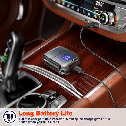 텔펀 WF-2043 전기 면도기 IPX7 방수 USB-C 충전 휴대용 | Telfun WF-2043 Electric Shaver