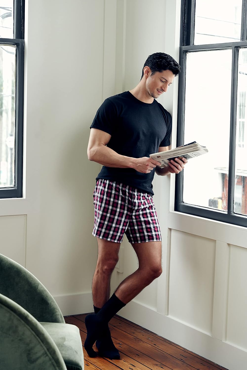 길단 남성 크루넥 반팔 티셔츠 멀티팩 G1100