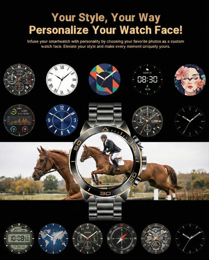 소위에 SM-7 밀리터리 러기드 스마트워치 1.43" AMOLED | SOUYIE Rugged Smart Watch