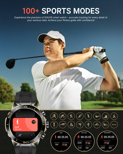 소위에 SM-7 밀리터리 러기드 스마트워치 1.43" AMOLED | SOUYIE Rugged Smart Watch