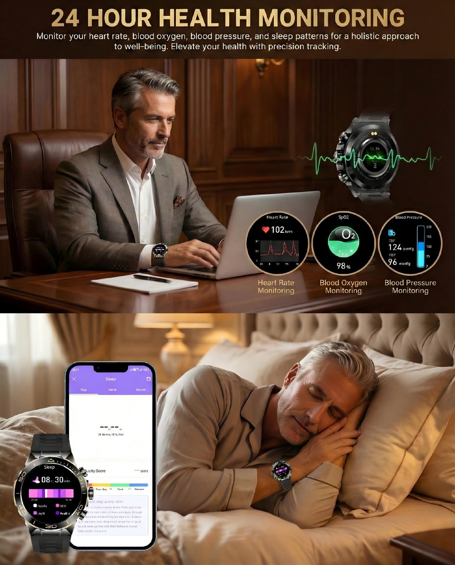 소위에 SM-7 밀리터리 러기드 스마트워치 1.43" AMOLED | SOUYIE Rugged Smart Watch