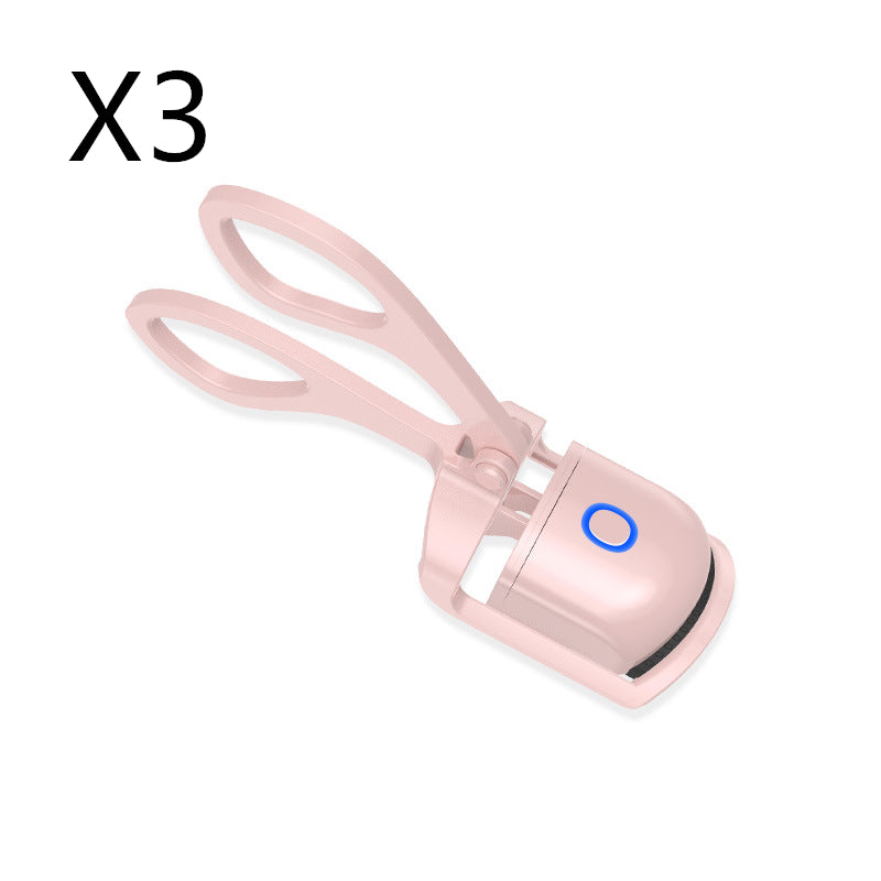 Heated Eyelash Curler USB Rechargeable Electric Lash Curler with Temperature Control