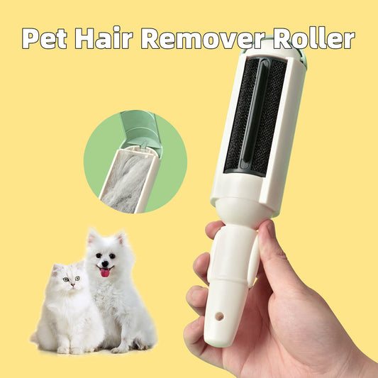Self Cleaning Pet Hair Remover Roller Dog Cat Fur Lint Brush