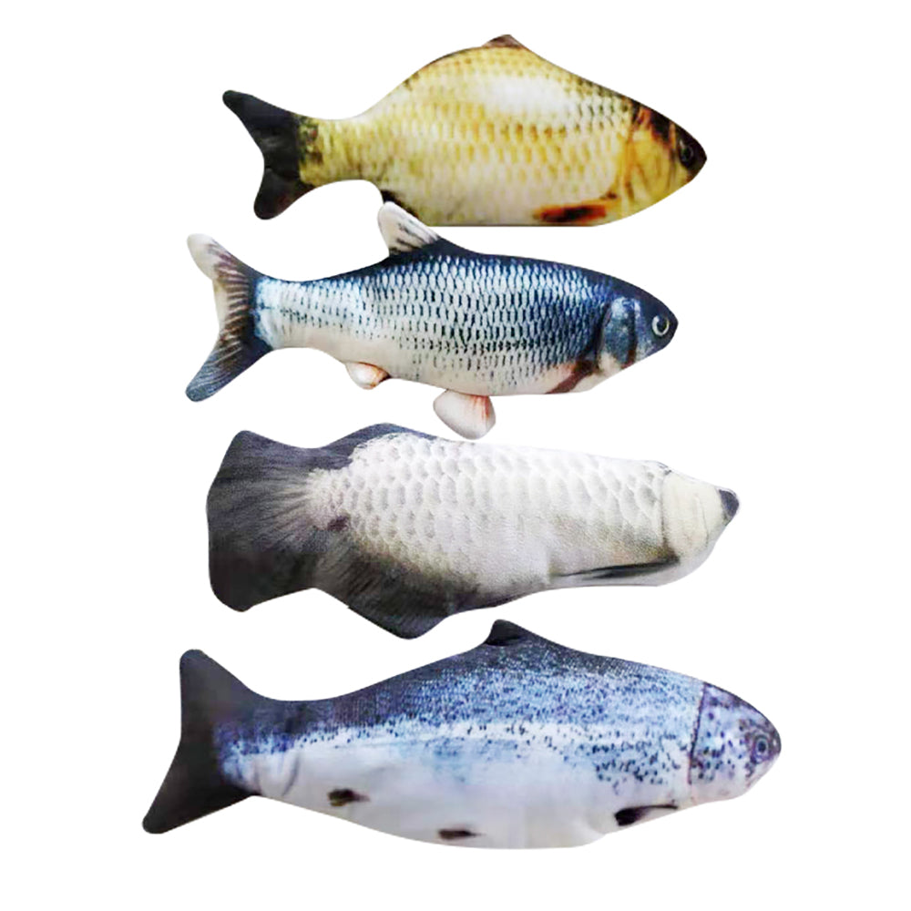 Electric Jumping Fish Cat Toy USB Rechargeable Interactive Fish Toy