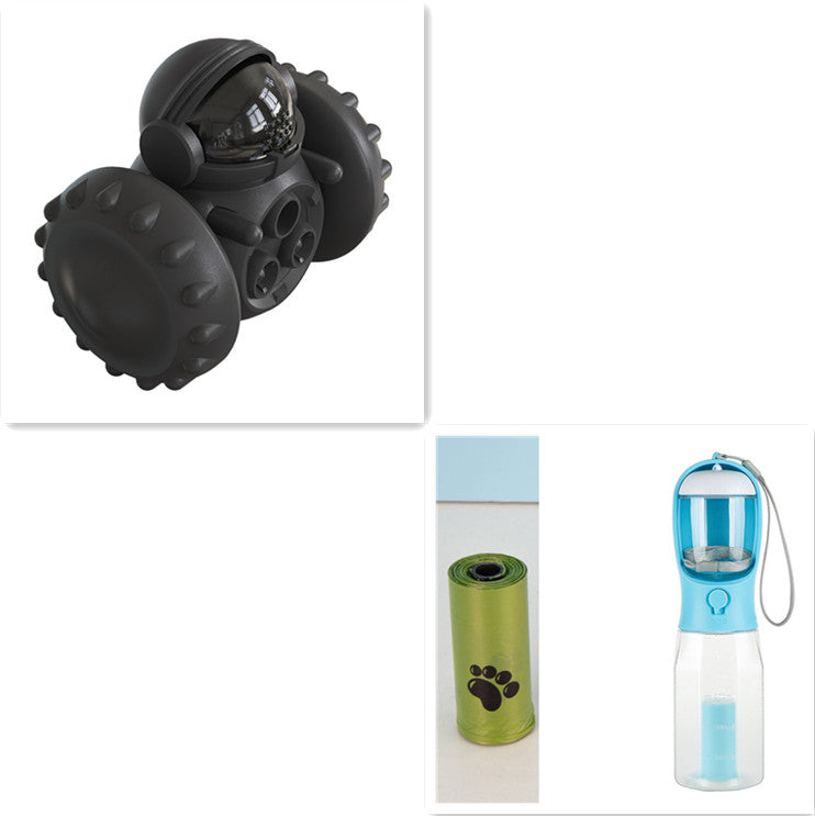 Interactive Pet Tumbler Toy Slow Feeder Smart Treat Dispenser Car
