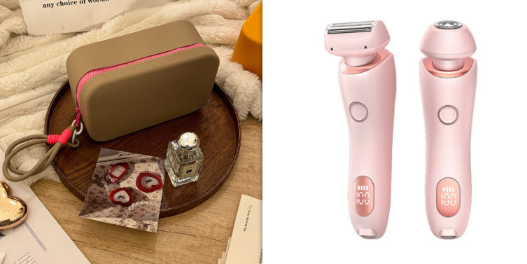 2-in-1 Women Electric Shaver USB Rechargeable Body Hair Remover
