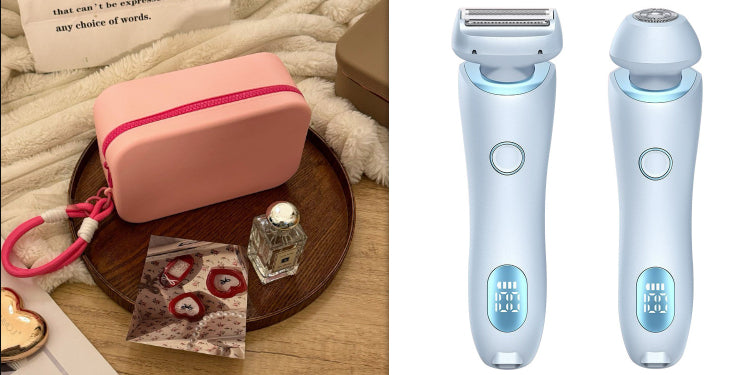 2-in-1 Women Electric Shaver USB Rechargeable Body Hair Remover