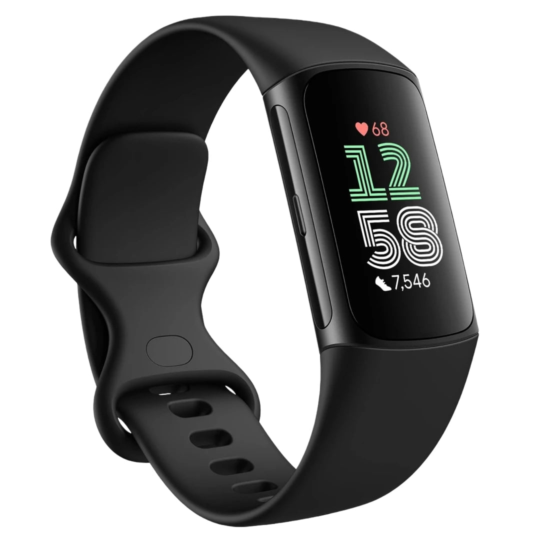 Fitbit Charge 6 Smart Fitness Tracker with ECG,Heart Rate,SpO2,GPS,Sleep Stress Monitor, Waterproof Watch for Running & Swimming