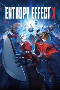 BlazBlue Entropy Effect Xbox Series X|S 및 PC 전투 게임플레이 스크린샷, 캐릭터가 화려한 스킬과 콤보를 사용하는 액션 장면