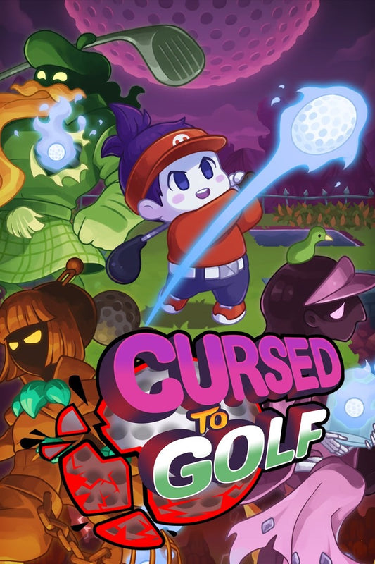 커스드 투 골프 Xbox 신규계정 픽셀 아트 로그라이크 골프 액션 퍼즐 게임 플레이 화면 / Cursed to Golf Xbox new account pixel art roguelike golf action puzzle gameplay screen
