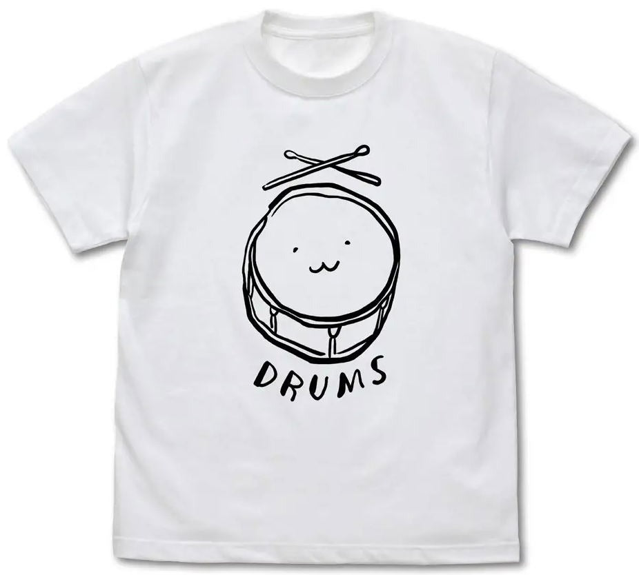 Girls Band Cry Subaru Awa Drums T-shirt White XL Japan