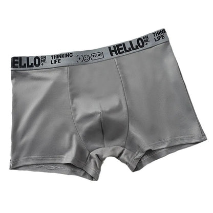 남성 루즈핏 코튼 복서 브리프 미드라이즈 스포츠 언더웨어 (Men’s Loose Breathable Cotton Boxer Briefs Mid-Rise)